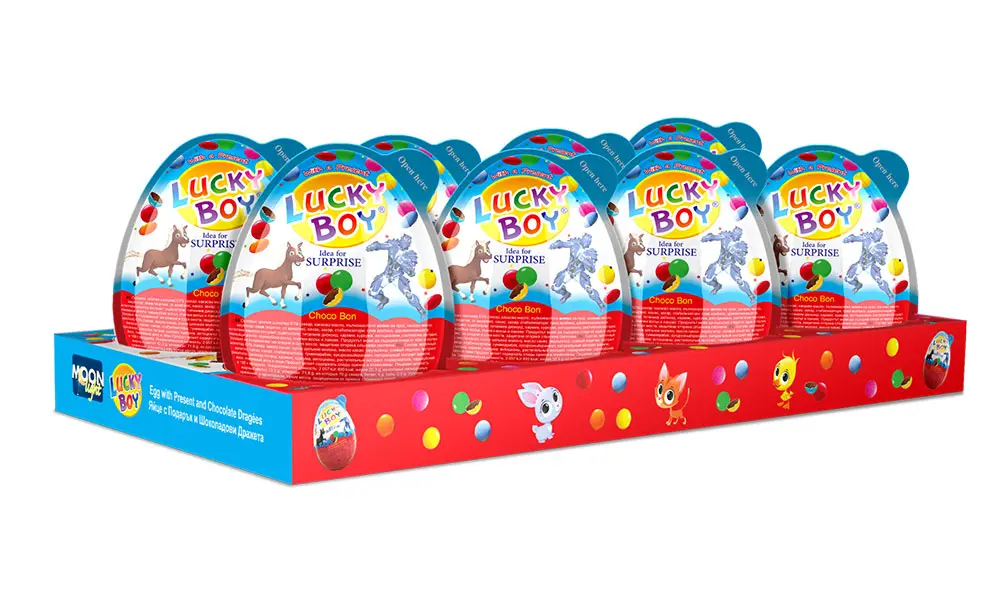 Մեծ ձվի լաքի բոյ դրաժե BIG EGG LUCKY BOY DRAGEE