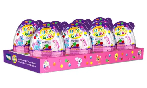 Մեծ ձվի լաքի աղջիկ դրաժե BIG EGG LUCKY GIRL DRAGEE 